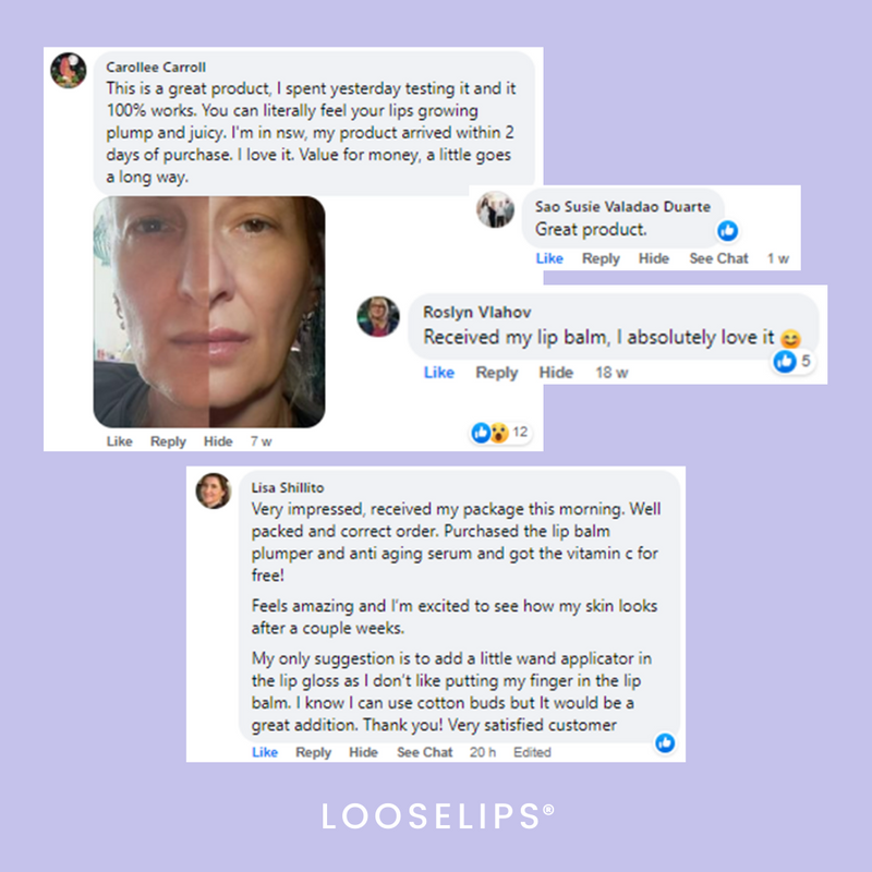 Looselips Lip lifter reviews. 5 star reviews from 4 different customers.