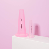 Photo of the pink looselips silicone face lifters facial sculpting tool